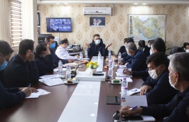  جلسه مدیر عامل محترم شرکت در خصوص ارائه گزارش عملکردی مهرماه در دفتر مرکزی شرکت تشکیل شد.